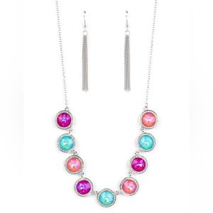 Iridescent Necklace multicolored